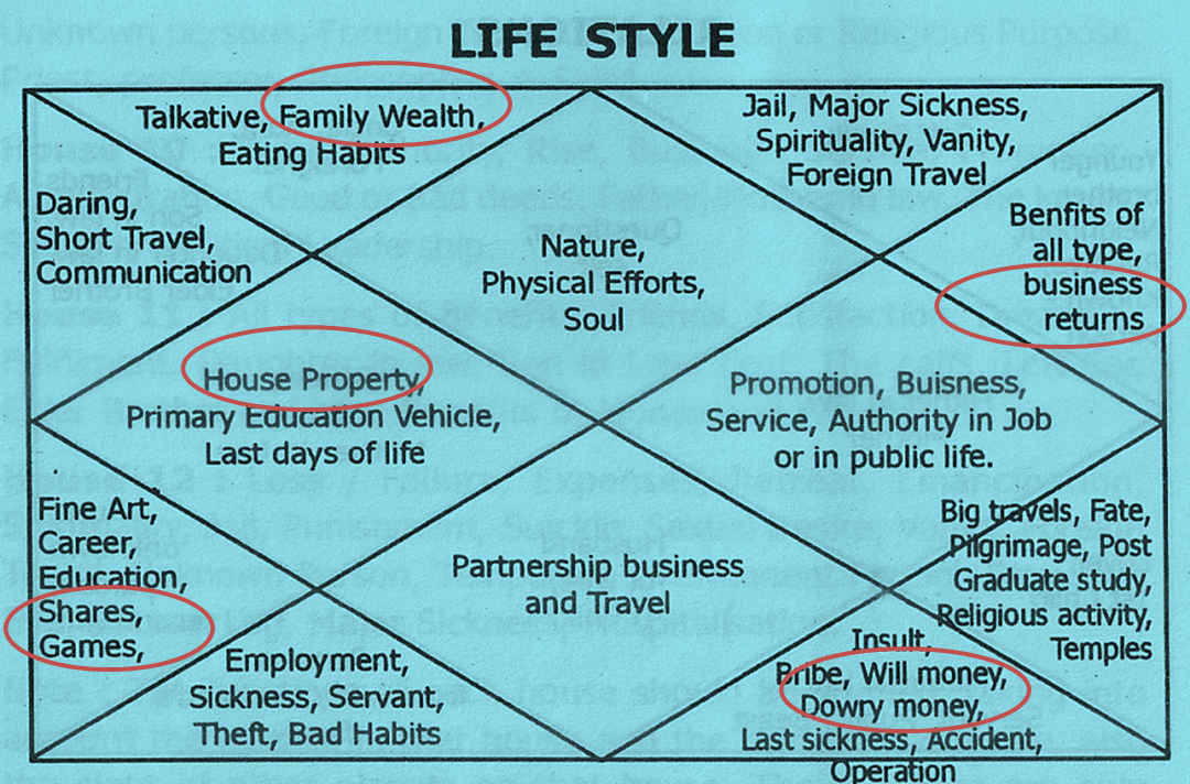 South Indian Vedic Chart